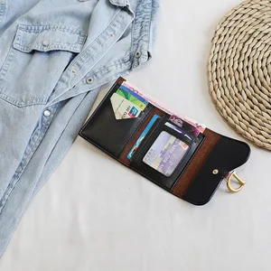 Small leather wallets for women, ladies holder, female bag, money wallet, carton door, luxury brand, fashion 10 Main Sales luxury luxury - №10