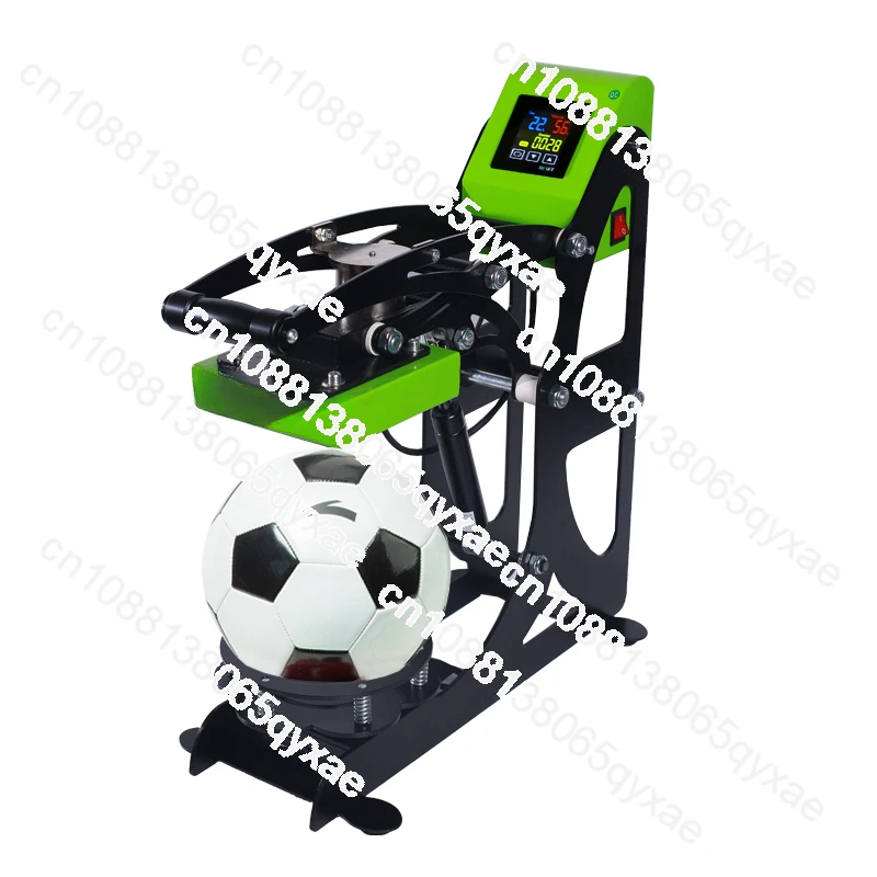 Sports Ball Heat Press Machine Auto Open Transfer For Football Basketball Volleyball Logo Printing Machine