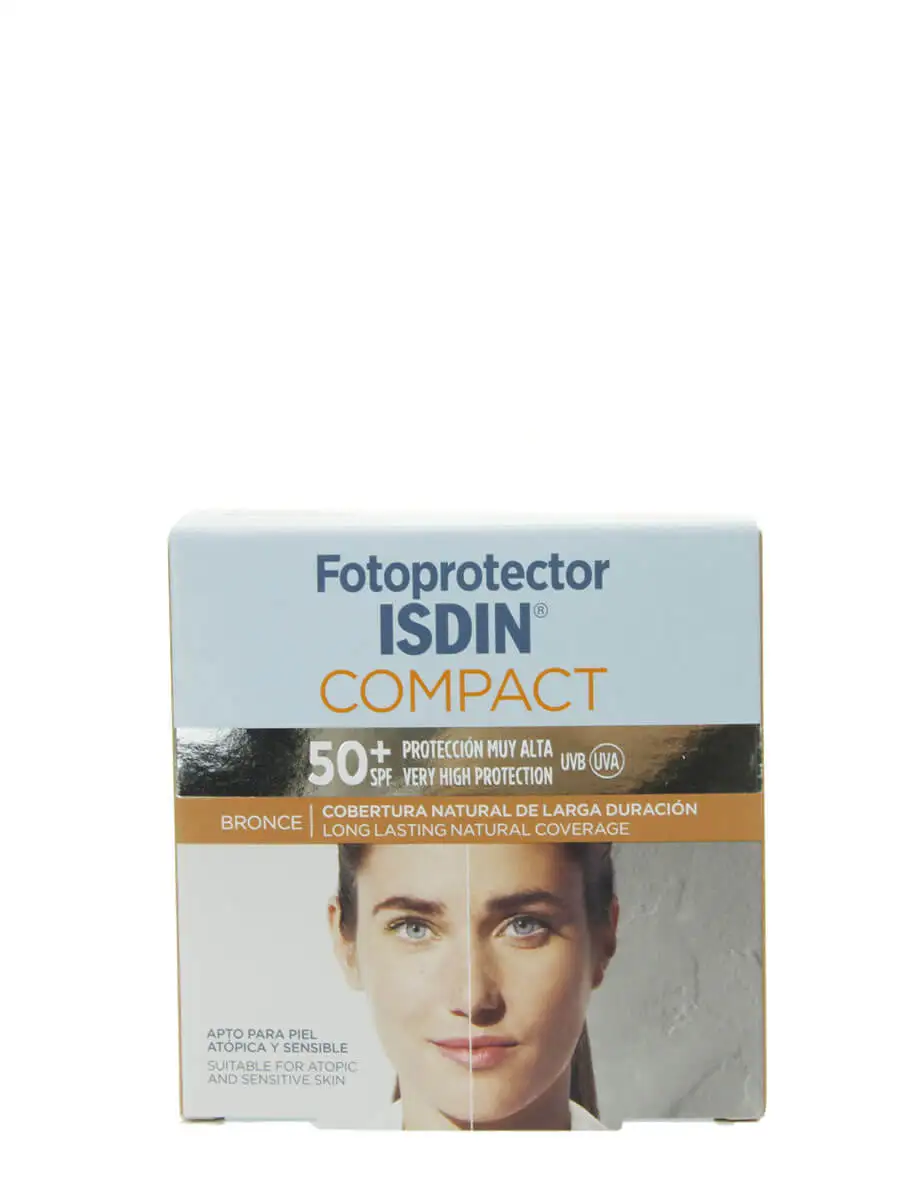 Isdin fotoprotector compact makeup bronze spf 50 +-compact makeup bronze with oil free protection