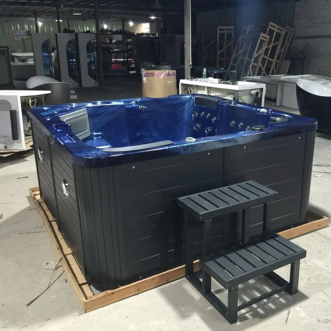 مصنع الجملة الاكريليك 5 شخص تدليك حوض الاستحمام حوض استحمام ساخن حمام سباحة في الهواء الطلق سبا