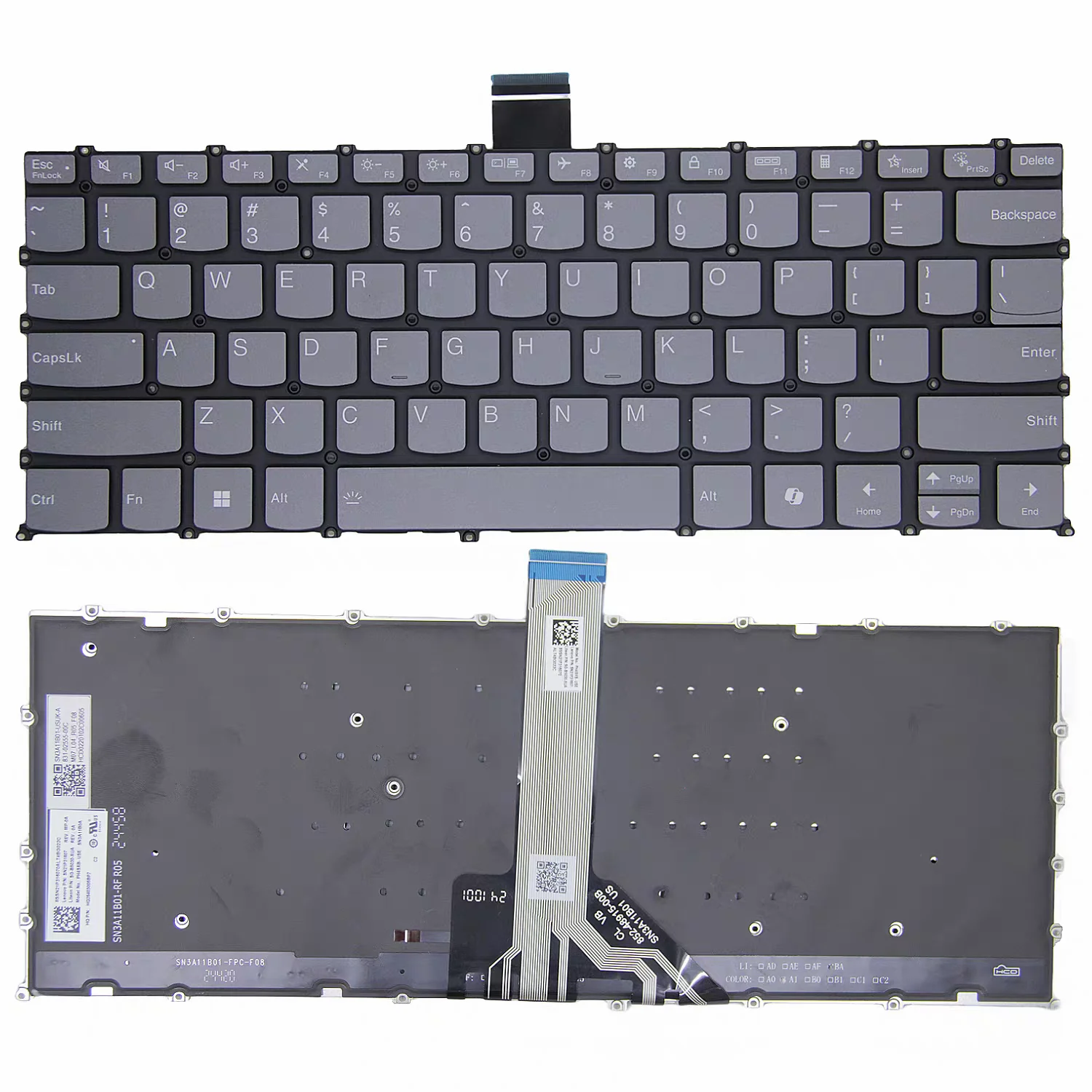 Laptop Keyboard With Backlit US Layout Keyboard For Lenovo Yoga Slim 6 7 14IAP8 14IRP8 14APU8 14IRH8 Series