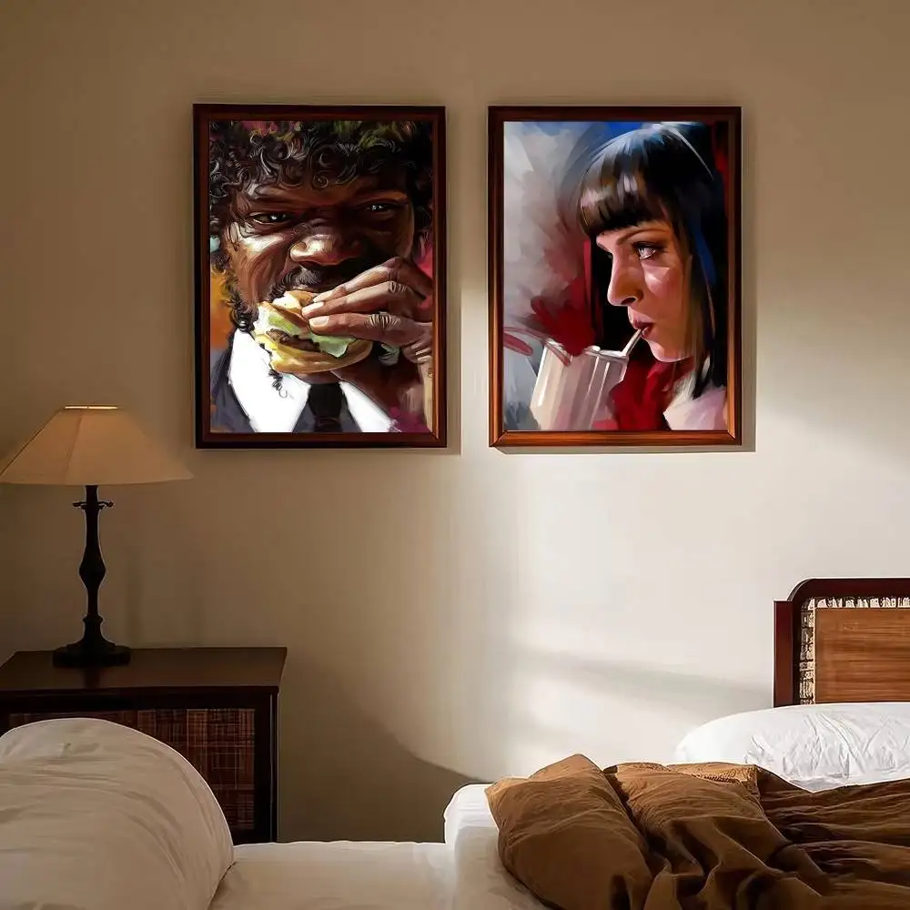 أفلام اللب الخيال الملصقات لزجة الديكور اللوحة جدار الفن الأبيض جدار ديكور