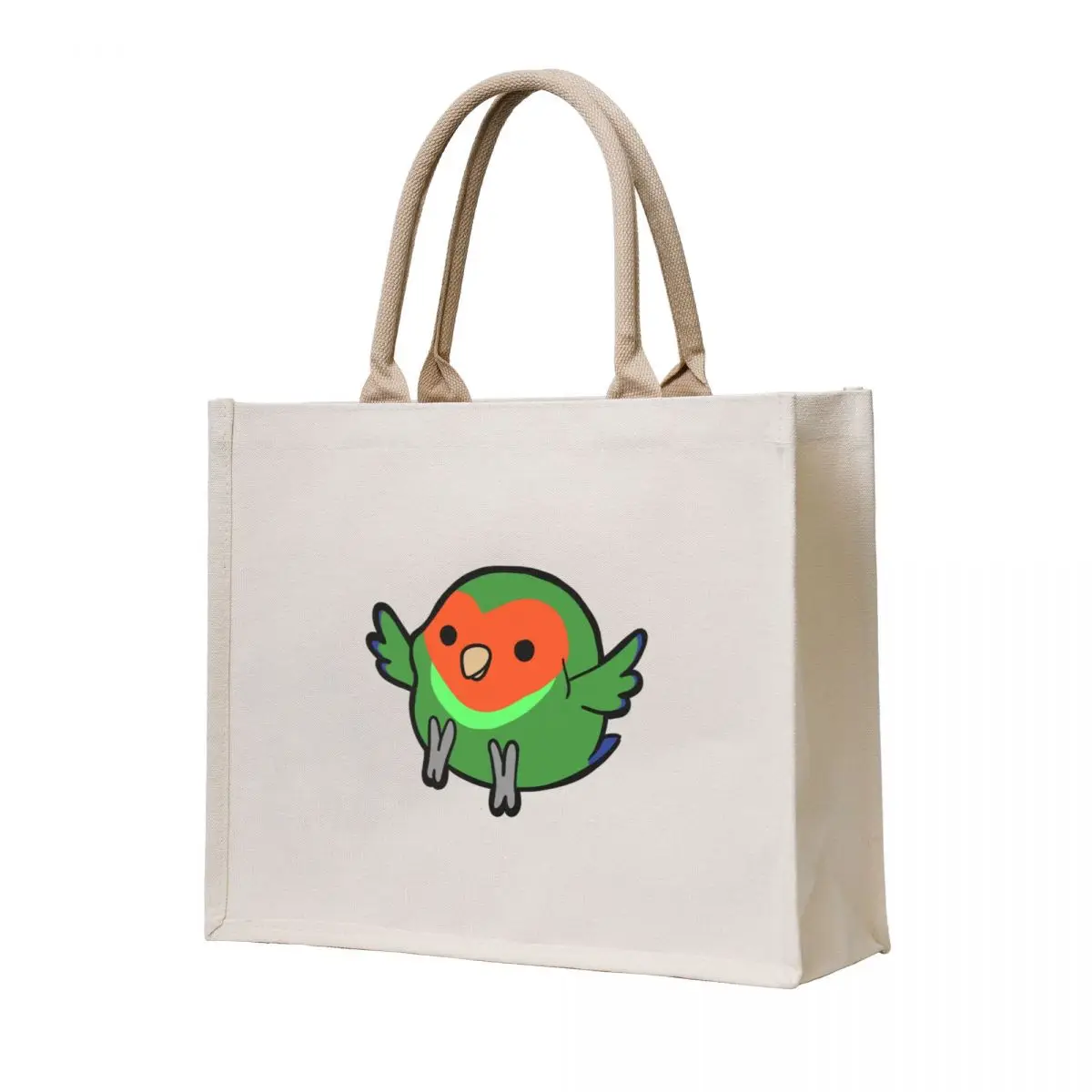 

Peachfaced lovebird Agapornis roseicollis Tote Bag canvas shopping bag shopper bags for women Big bag women luxury women