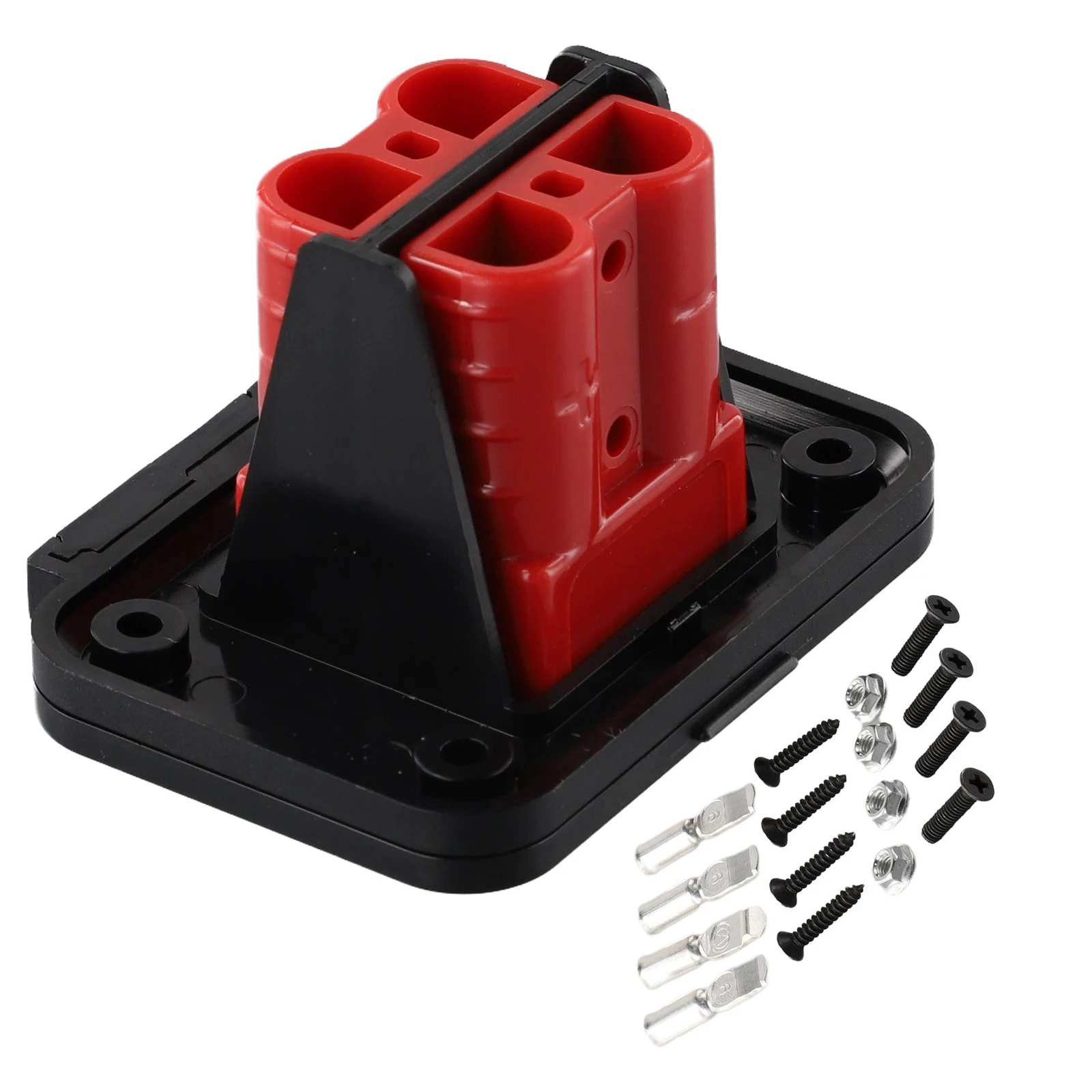 Imagem -05 - Duplo Montagem Embutida para Anderson Plug Conector Montagens Embutidas Suportes Capa do Painel para Painéis de Iate de Caravana 1pc 50a