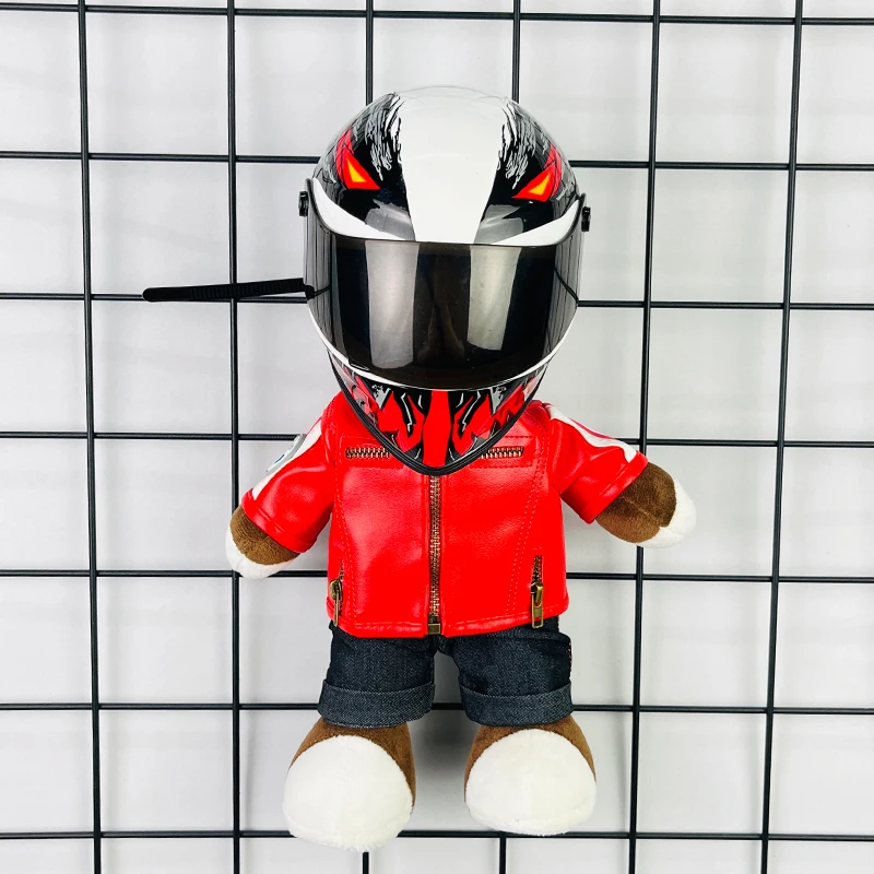 Motorcycle helmet model Four generations of venom prints Cycling decoration trunk pendant home collection ornament small helmet