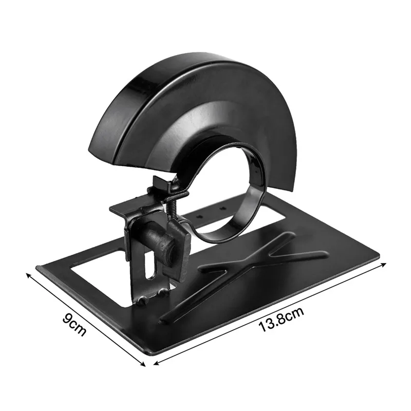 Supporto per staffa per smerigliatrice angolare regolabile macchina per il taglio dei metalli supporto per copertura di protezione della Base addensata strumenti per la lavorazione del legno