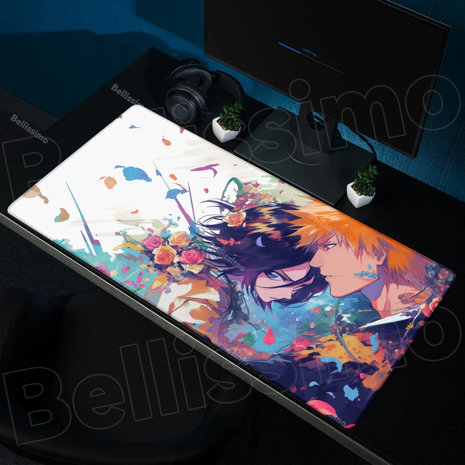 

HD Anime Mousepad XXL Bleach Mouse Pad Kurosaki Ichigo Large Computer Mause Mat Rubber Manga Pc Gamer Deskmat Big Laptop Mats