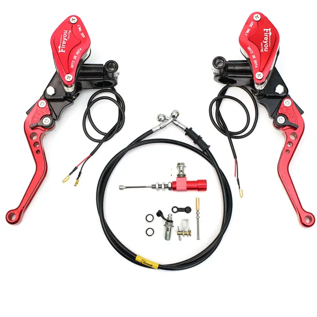 Zestaw sprzęgła hydraulicznego motocykla Pompa hamulcowa Wąż olejowy Zestaw dźwigni hamulca do Honda Yamaha Suzuki Kawasaki Dirt Bike
