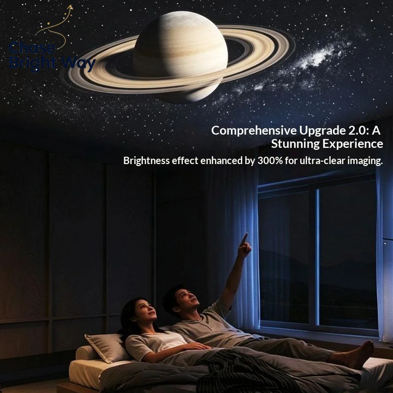 USB Star Galaxy Projector Mini Portable Space Projection Lamp Romantic Night Light for Valentine's Day Decor