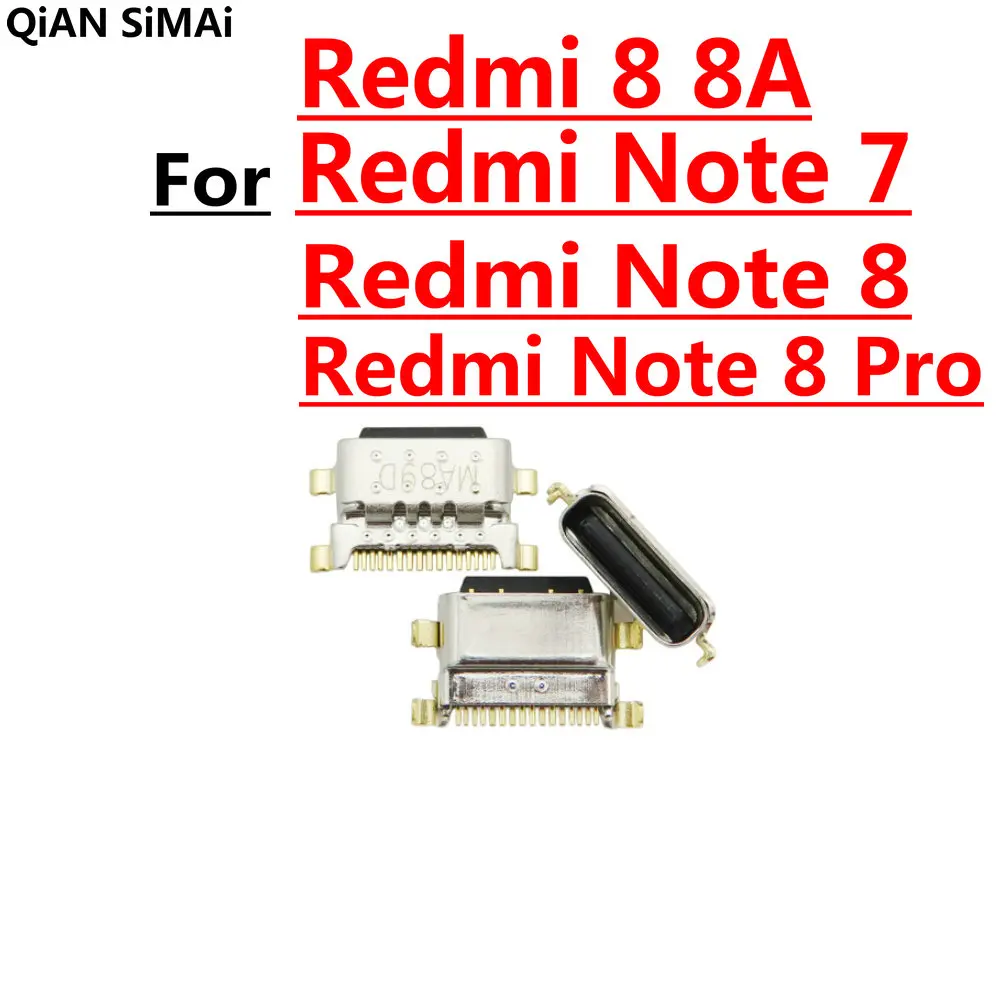 

Новый разъем Micro USB для зарядки, разъем для Xiaomi Redmi Note 7 8 Pro Redmi 8 8A