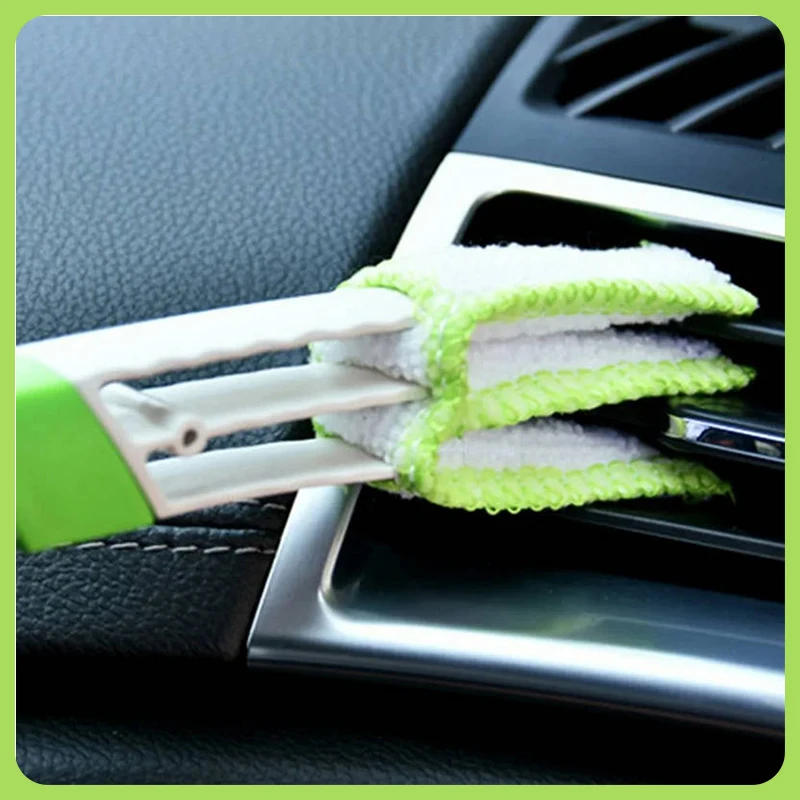 

Car Dashboard Air Conditioner Cleaner Vent Blinds Plastic Cleaning Tool Soft Detailing Dust Brush Auto Interior Accessories