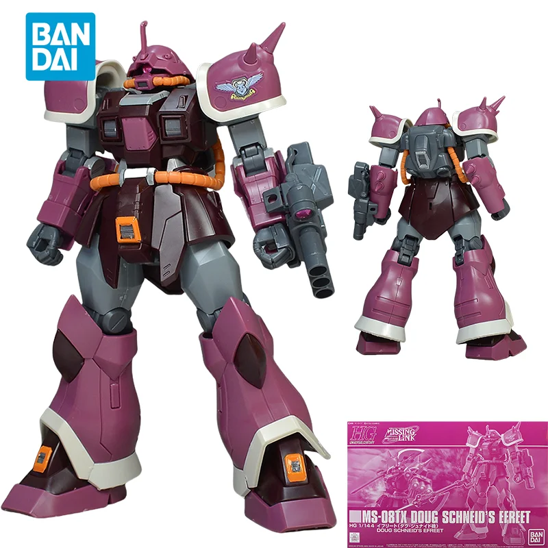 

Spot Direct Bandai Original GUNDAM Anime Model HG MS-08TX DOUG SCHNEID'S EFREET Action Figure Assembly PB Toys for Kids Gift