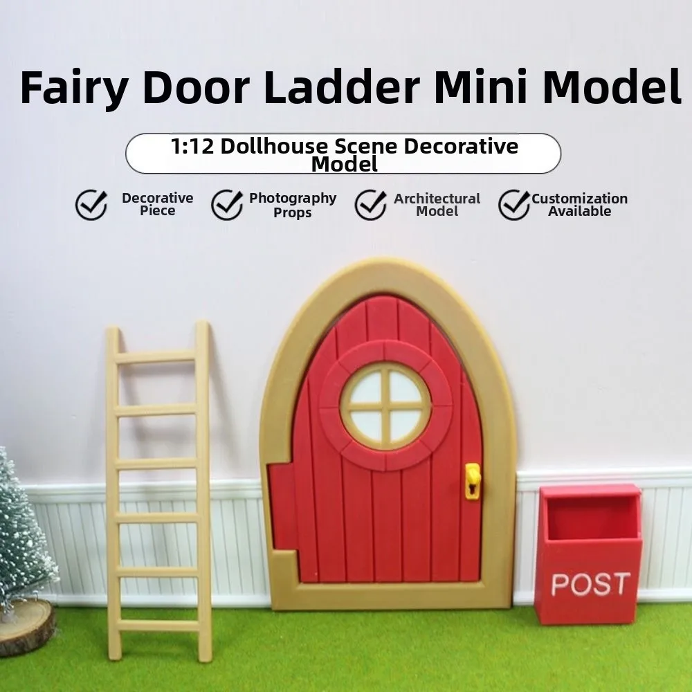 

High Quality Multistyles Fairy Cottage Door Wood/Plastic Mini The Elf's Fairy Door Outdoor Yard Garden Door