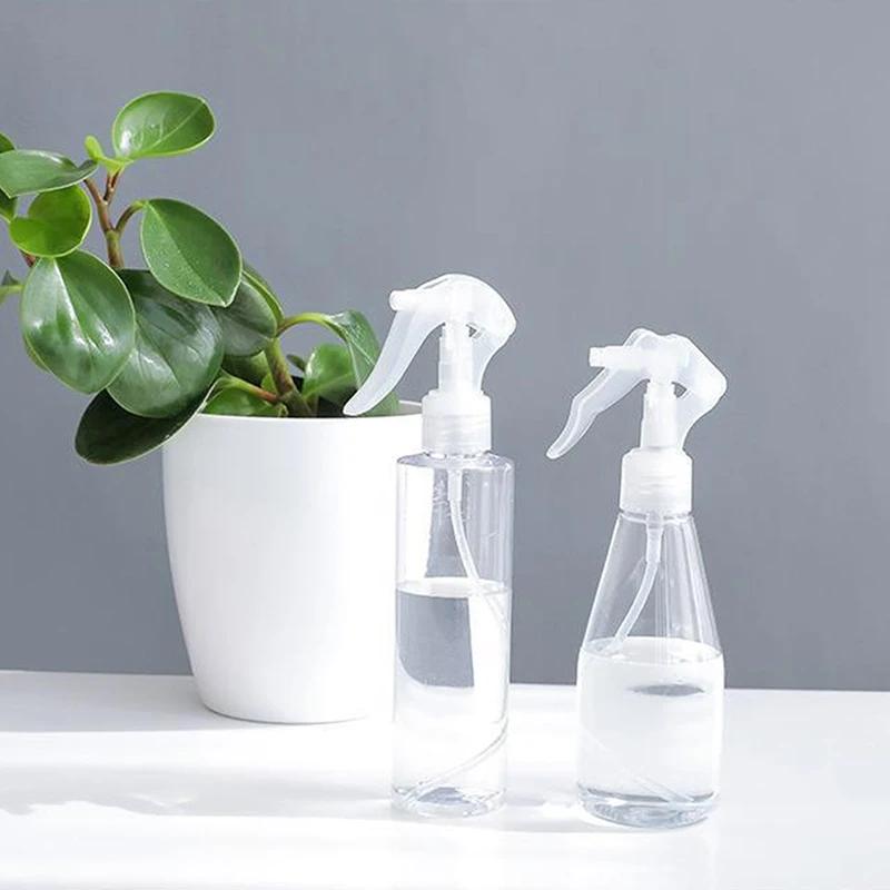 200ml Plastic Spray Bottle Press Type Watering Kettle Flower Watering Can Refillable Household Disinfection CleaningEmpty Bottle