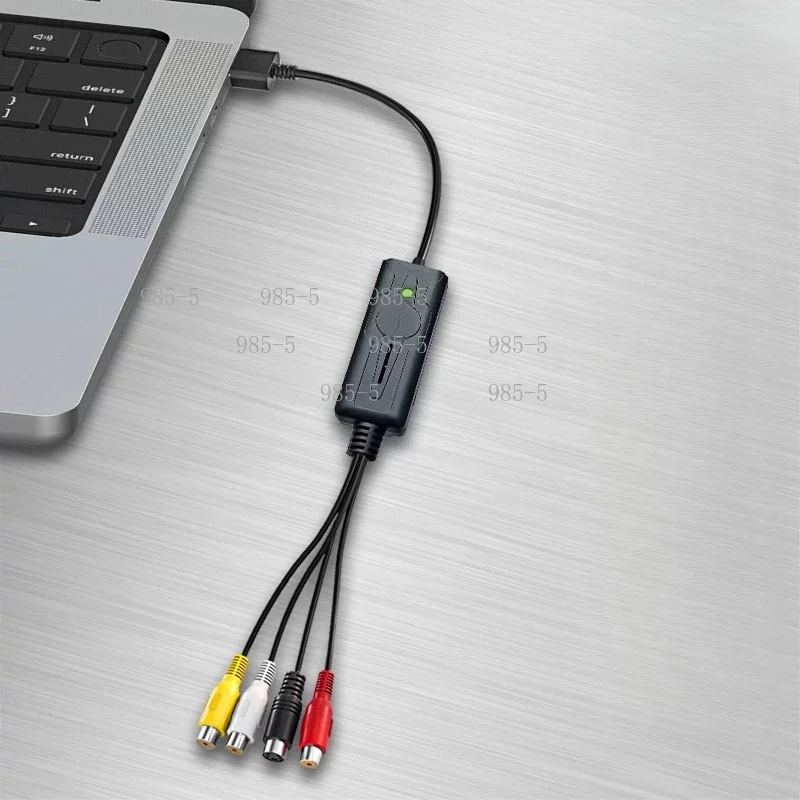 USB Analog Capture Device for VCR VHS Cassette Player & Video Recorder, Retro Magnetic Tape Digital Video Converter