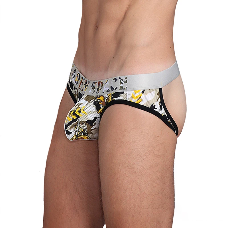 

мужское сексуальное белье Thong Mesh Ice Silk Print Breathable Man Pouch Underwear Jockstrap Masculina Ropa Interior Gay 남성 섹시팬티