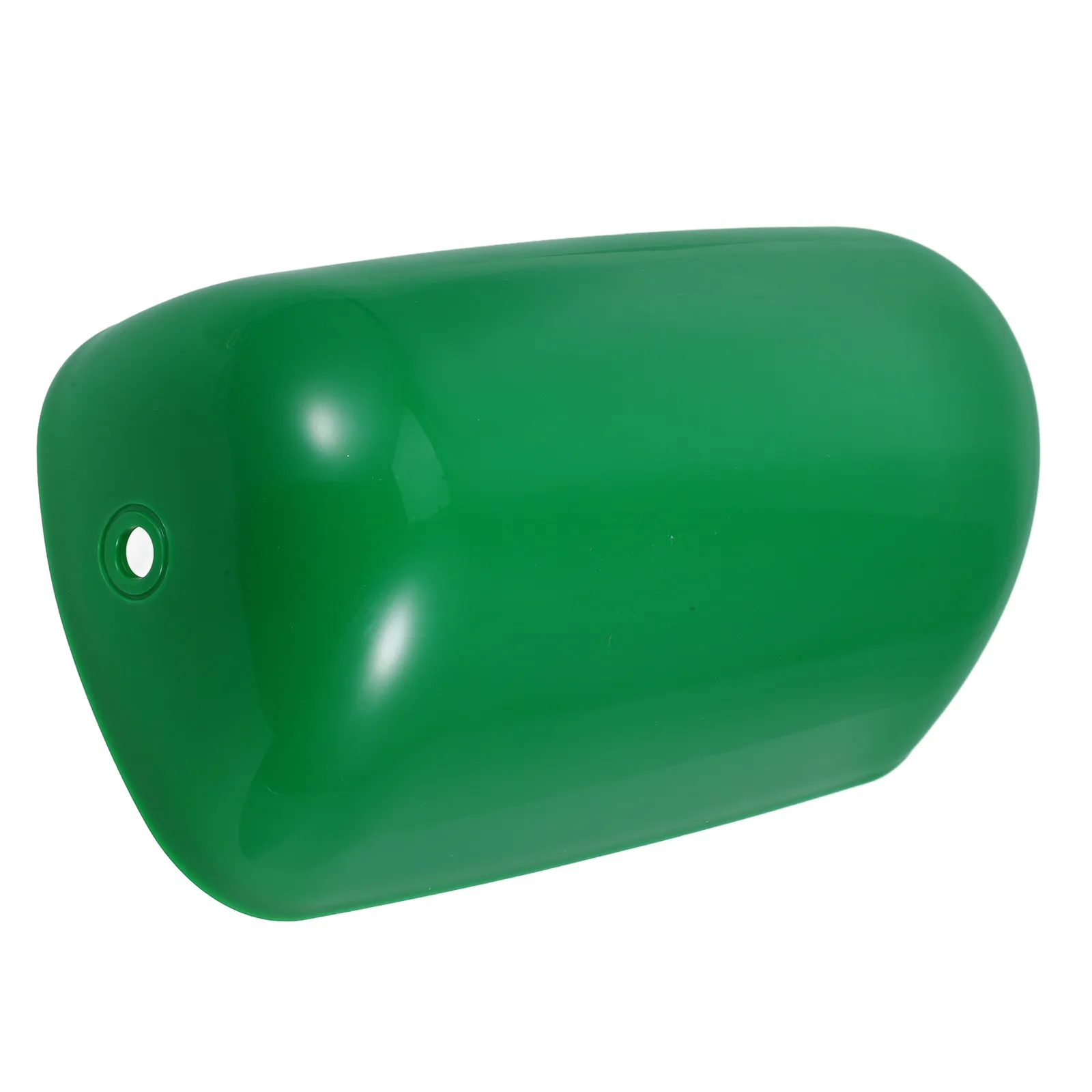 Vintage Style Bankers Lamp Shade Retro Plastic Green Replacement Desk Nightstand Light Cover Anti-Glare Barrel Lamp Shades