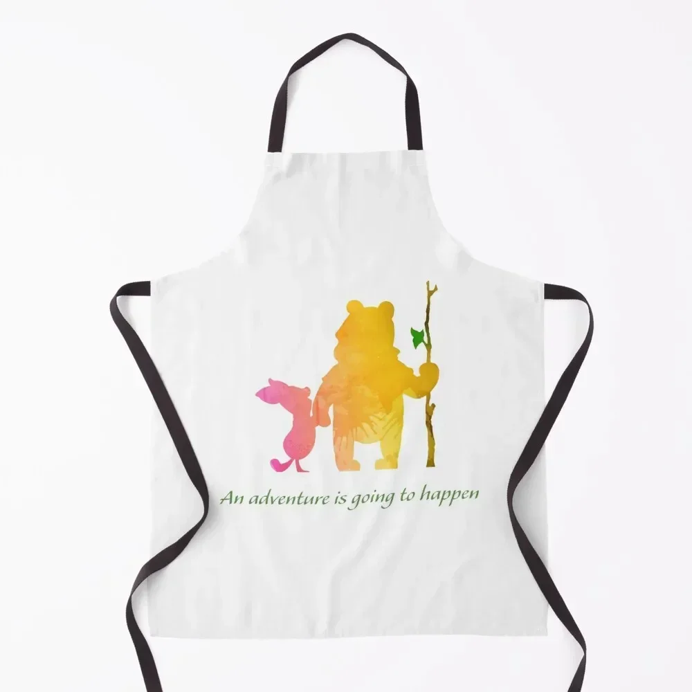 An adventure is going to happen Inspired Silhouette Apron Kitchen Items Kitchen Women professional hairdresser Apron