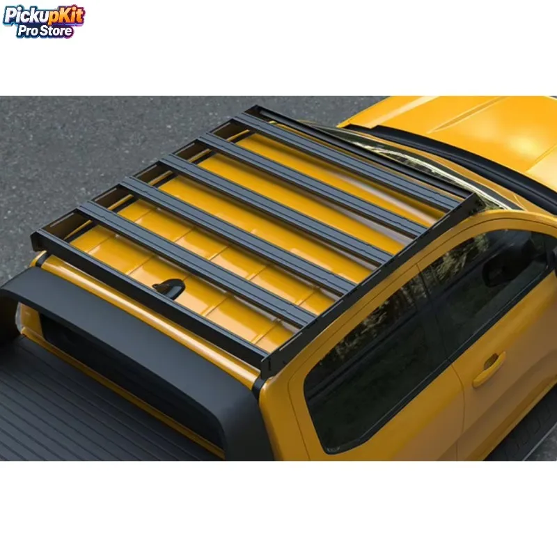 

Aluminum Steel Roof Rack Kit for Ranger T8 T9 Wildtrak Raptor 4x4 Off-Road Pickup Luggage Rack Body Kit