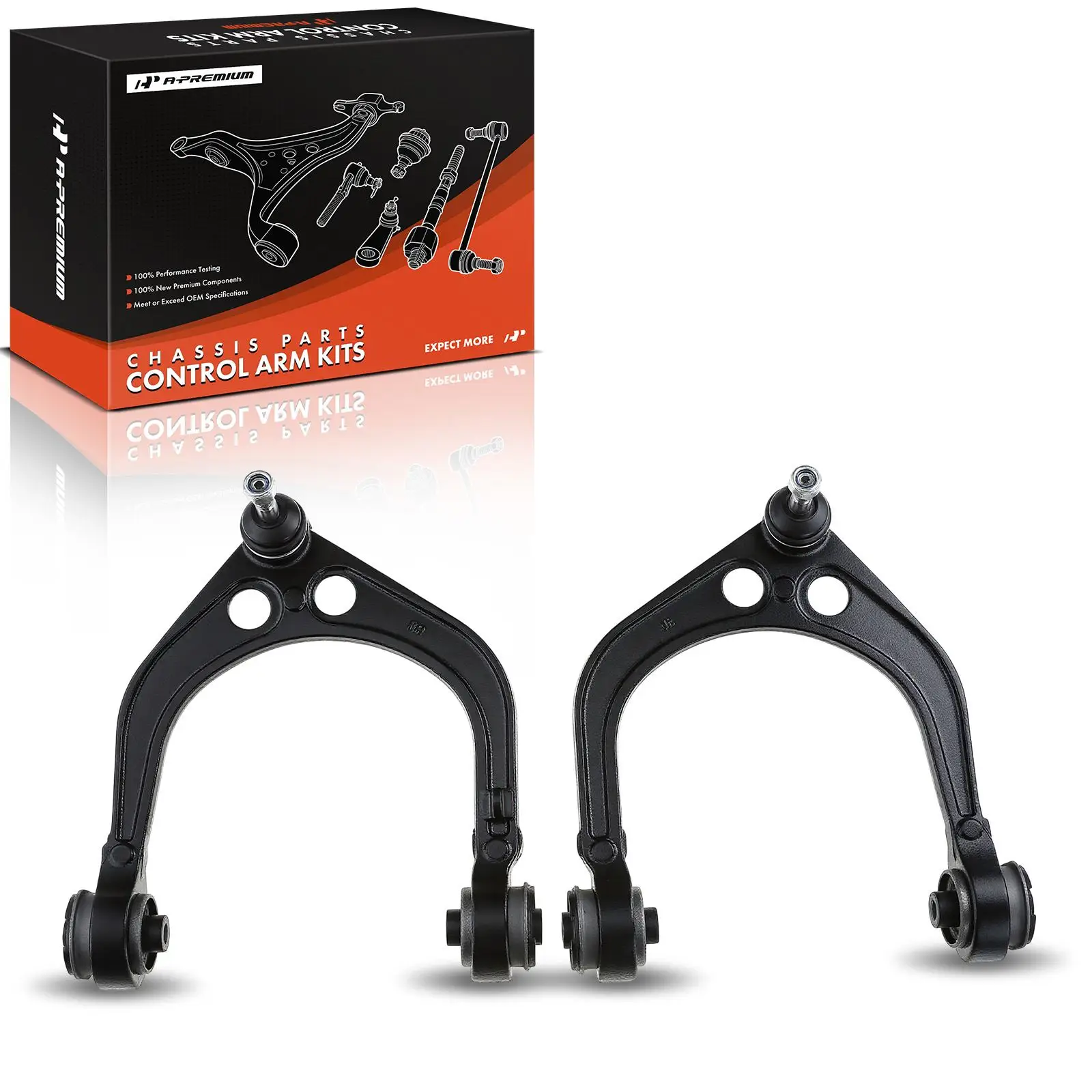 A-Premium 2x Front Upper Control Arm & Ball Joint Assembly for Dodge Charger 2006-2020 Challenger 2008-2020 Magnum Chrysler 300
