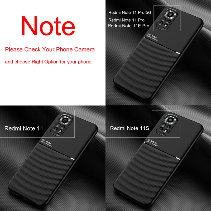 حافظة جلدية مغناطيسية لهاتف Xiaomi Redmi Note 11 12 10 9 11E Pro 9S 10S 11S Plus 10C غطاء ألواح معدنية مدمج يدعم حامل السيارة