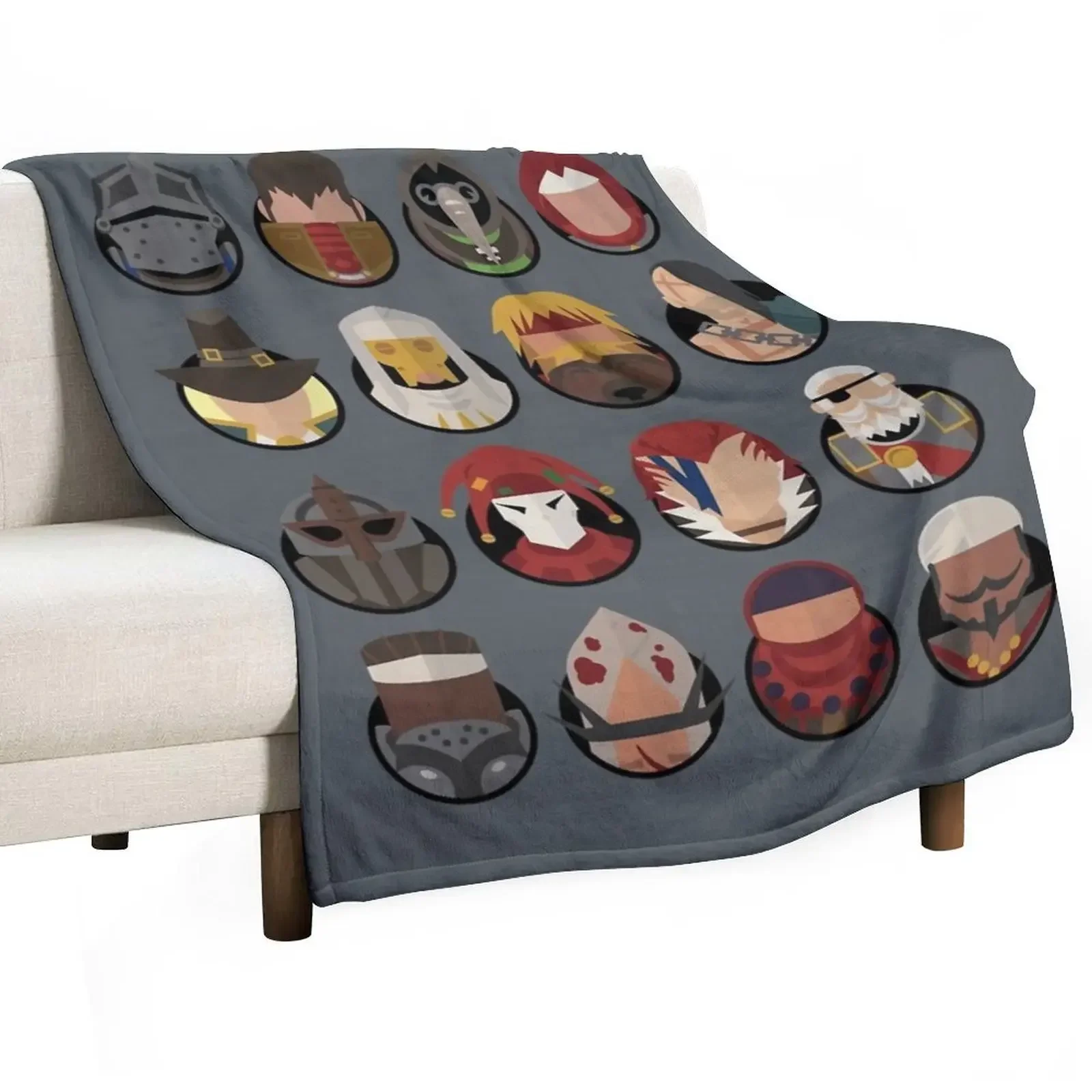 Darkest Dungeon Adventurers Throw Blanket blankets and throws For Decorative Sofa Blankets