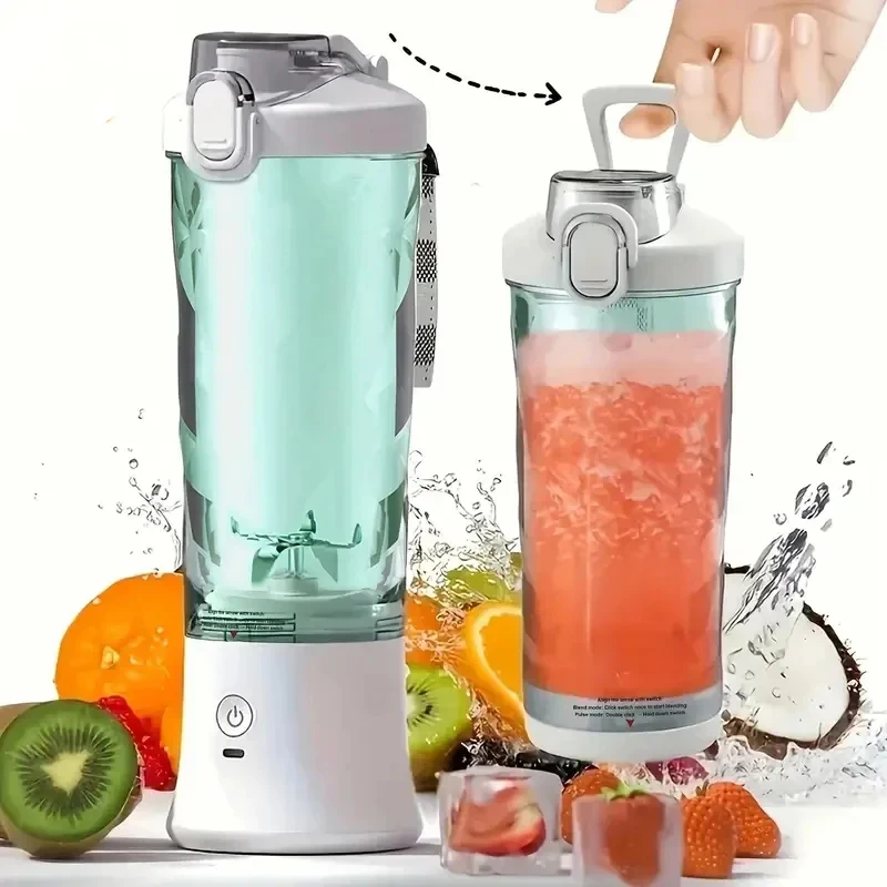 Xiaomi Portable Blender 600ML Electric Juicer Fruit Mixers 4000mAh USB Rechargeable Smoothie Mini Blender Personal Juicer