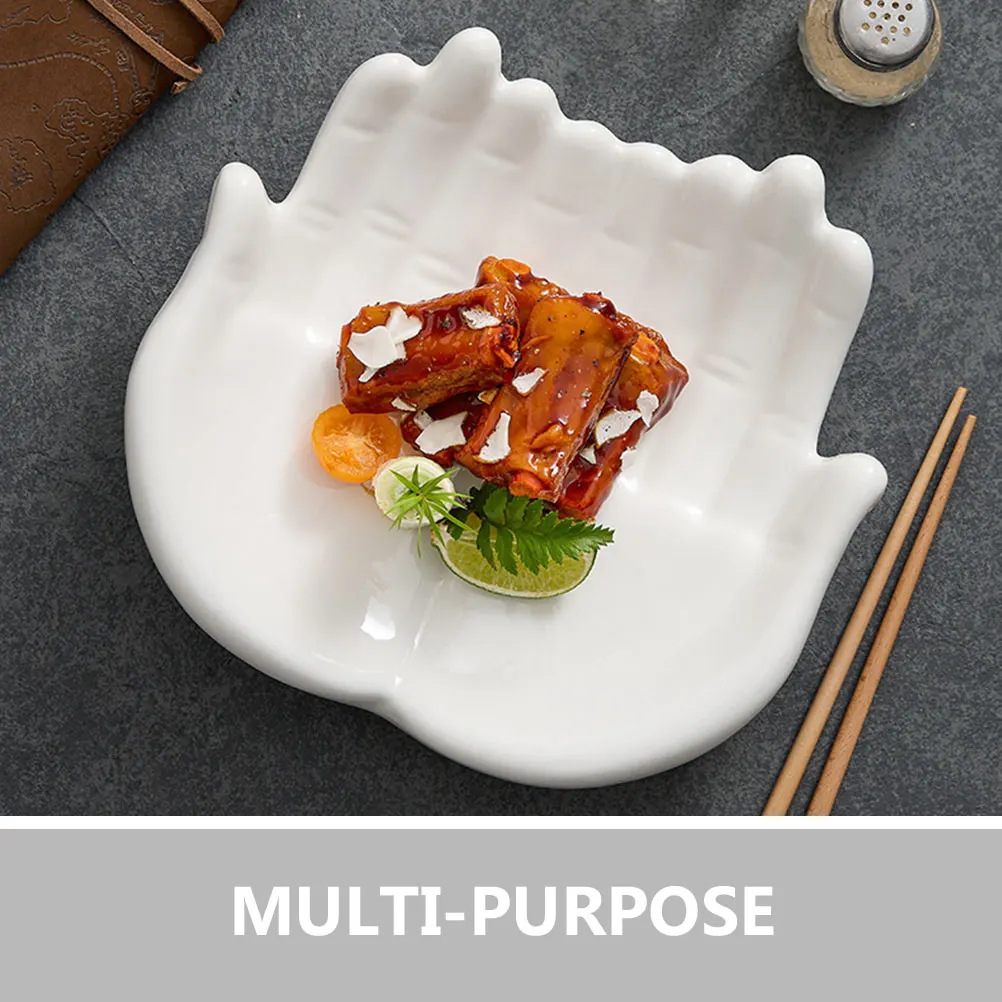 

Decorative Sushi Plate Ceramic Hand Molding Elegant Design Suitable Family Gathering Business Occasions Appetite Enhancer