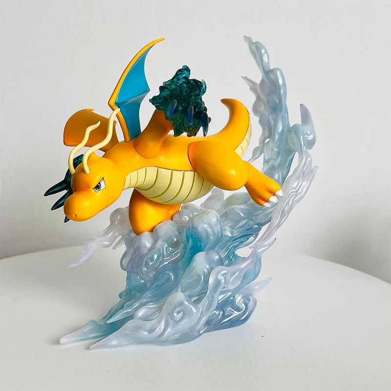 Pokeman Anime Figure Dragonite Figures 16cm PVC Statue Figurine Model Collection Desktop Decoration Children Birthday Toy Gifts