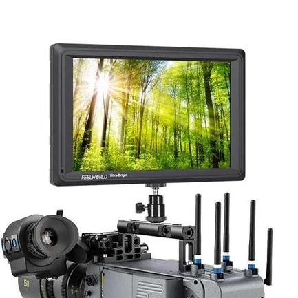 FW279S 7 Inch IPS Camera Field Monitor 1920X1200 Daylight Viewable 3G-SDI Monitor for DSLR Cameras Video Photography