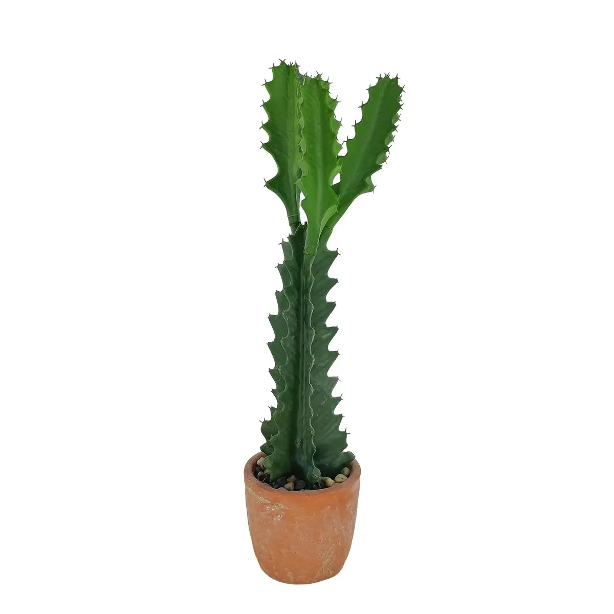 HXGYZP Artificial Cactus Potted Fake Cactus Succulent Plants With Cement Flowerpot Home Office Store Decor Housewarming Gifts