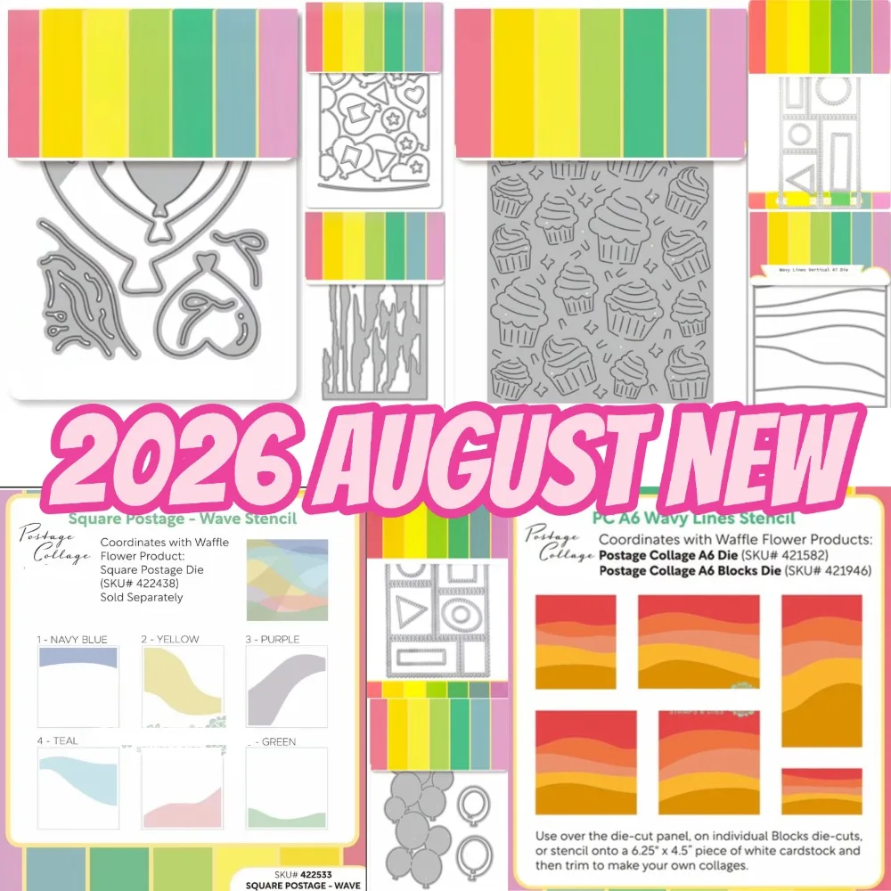 cat juice 2026 Neue Metall-Stanzformen für Scrapbook, Tagebuch, Dekoration, Prägeschablone, DIY-Grußkarte, handgefertigt