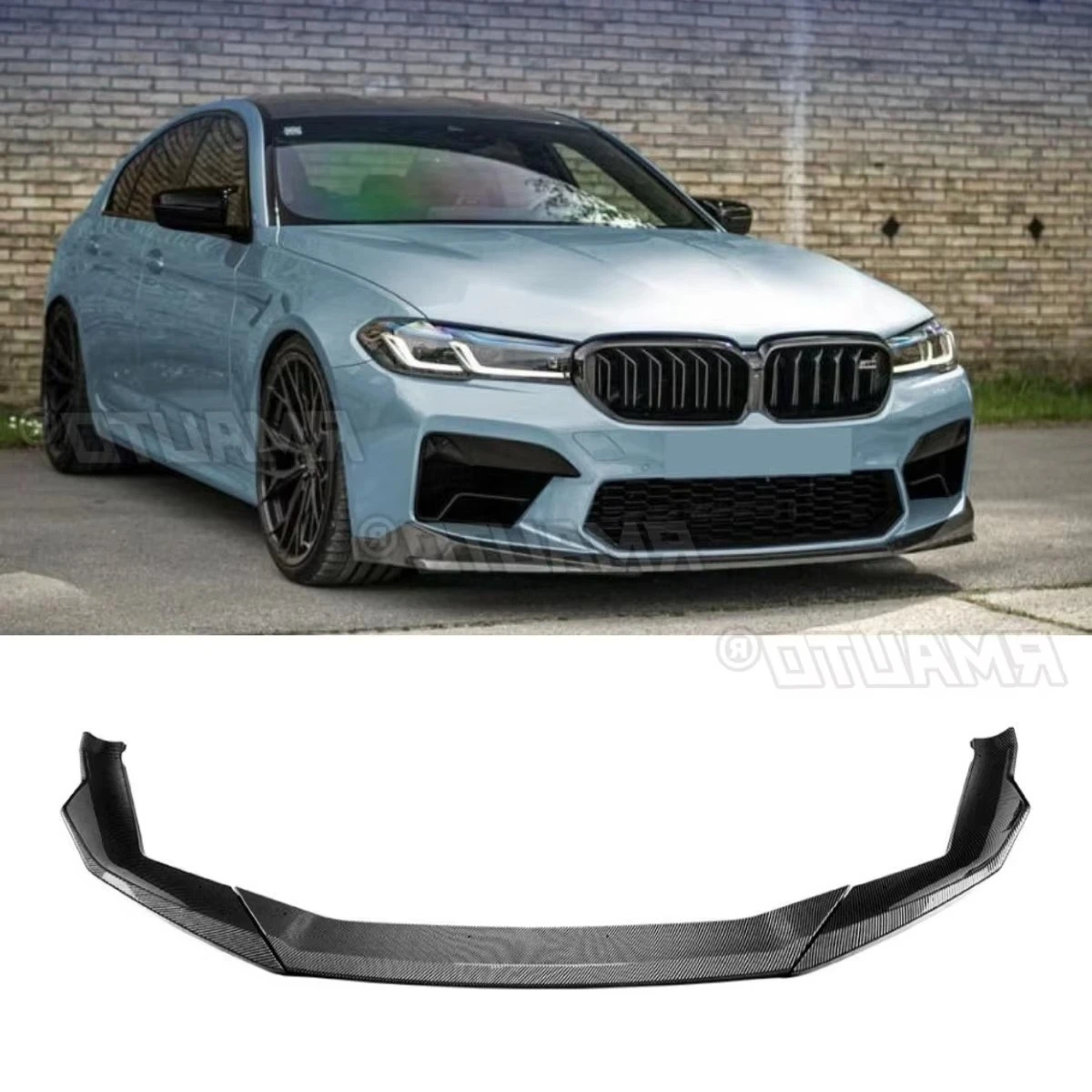 

Передний бампер автомобиля, разделитель губ, диффузор, комплект кузова, защита бампера, защитная крышка для BMW 5 серии M5 F90 LCI 2021-2024, аксессуары