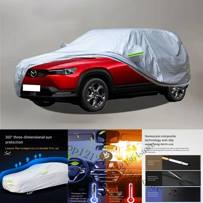 

For Mazda-MX-30- Auto Anti snow Anti dust Anti-uv Anti peeling paint And Anti Rainwater 210t car cover Car cover protection