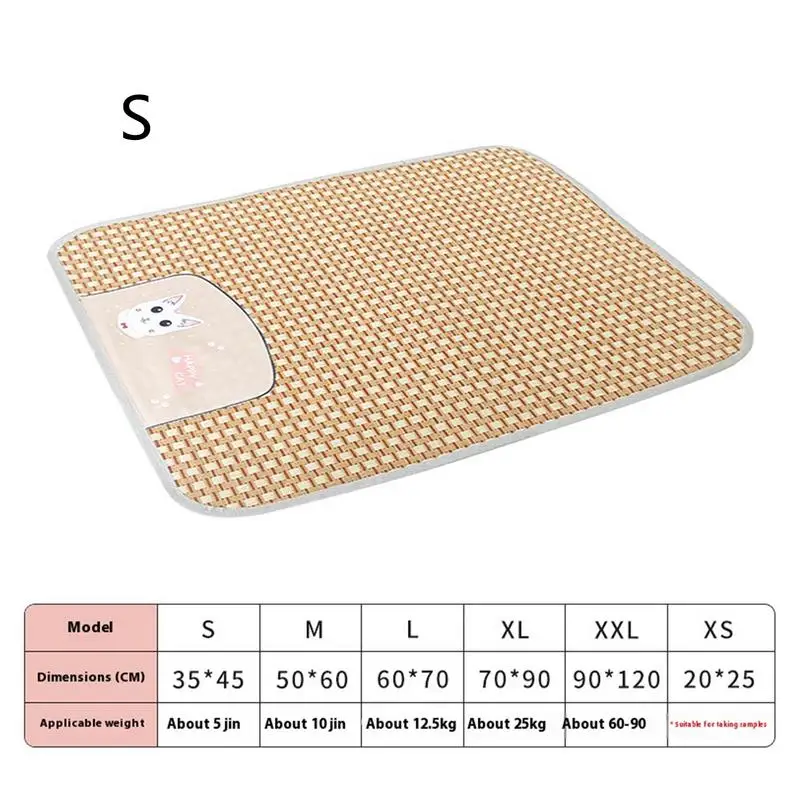 Summer Dog Cooling Mat Non-slip Pet Reusable Training Pad Portable & Washable Pet Cooling Blanket For Pets Puppy Dog Kennels