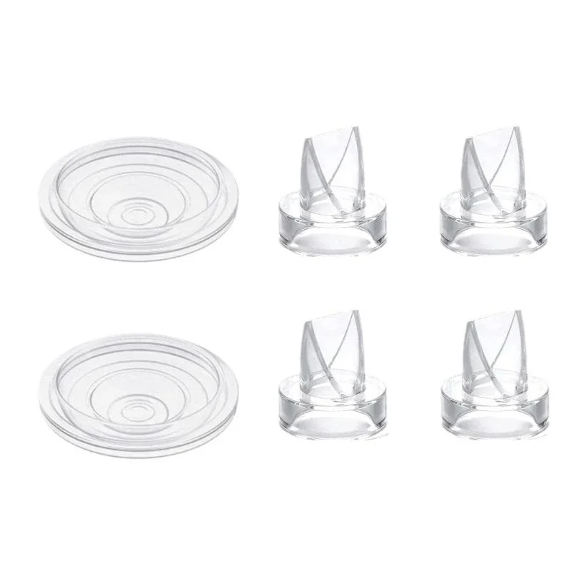 J15U Silicone Duckbill Valves & Diaphragms Components set Essential Breast Accessories 6pcs for Breast Pumps