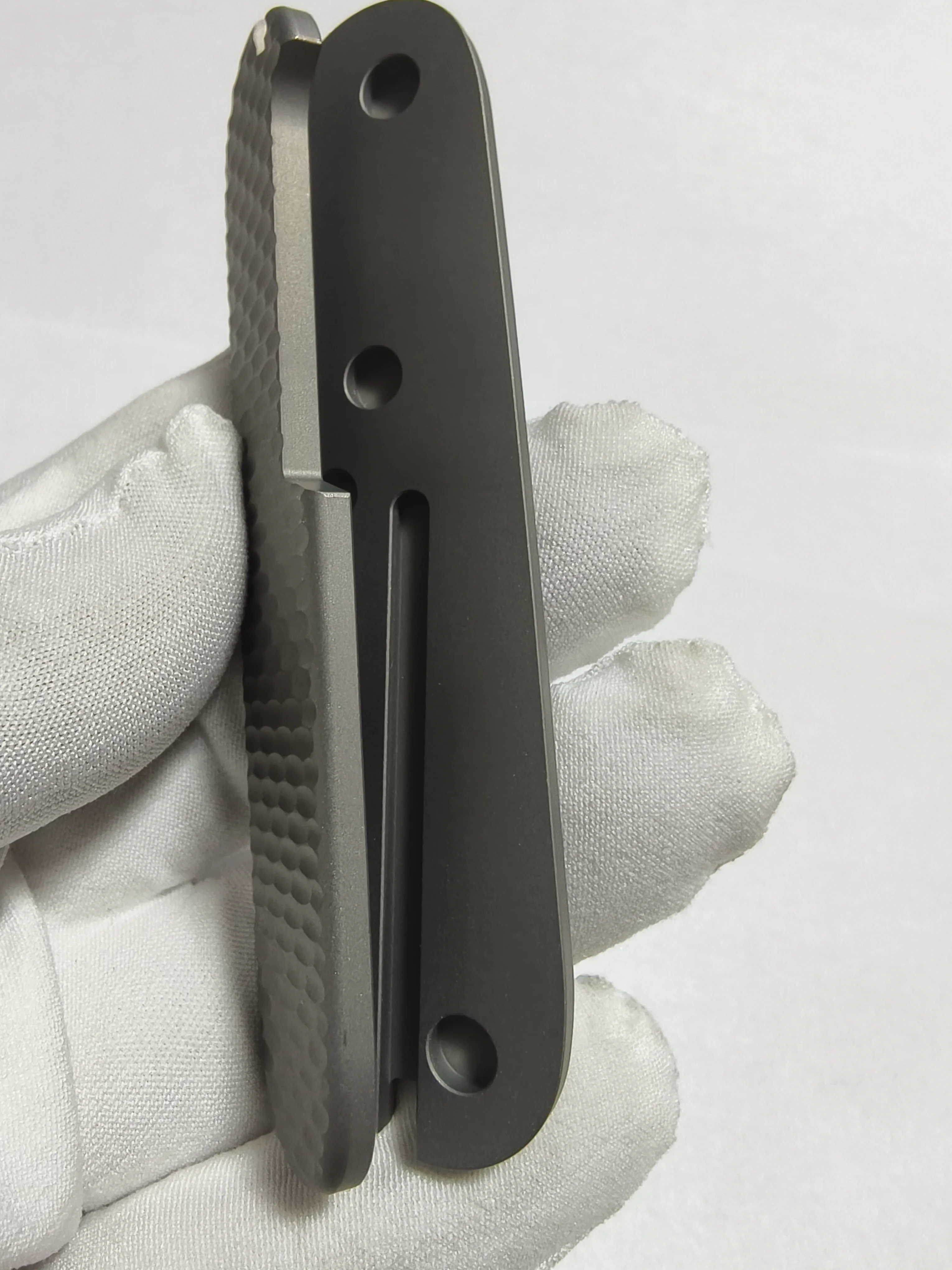 1pair Titanium Alloy Handle Scale Suitable for 91MM Victorinox Swiss Army Knives