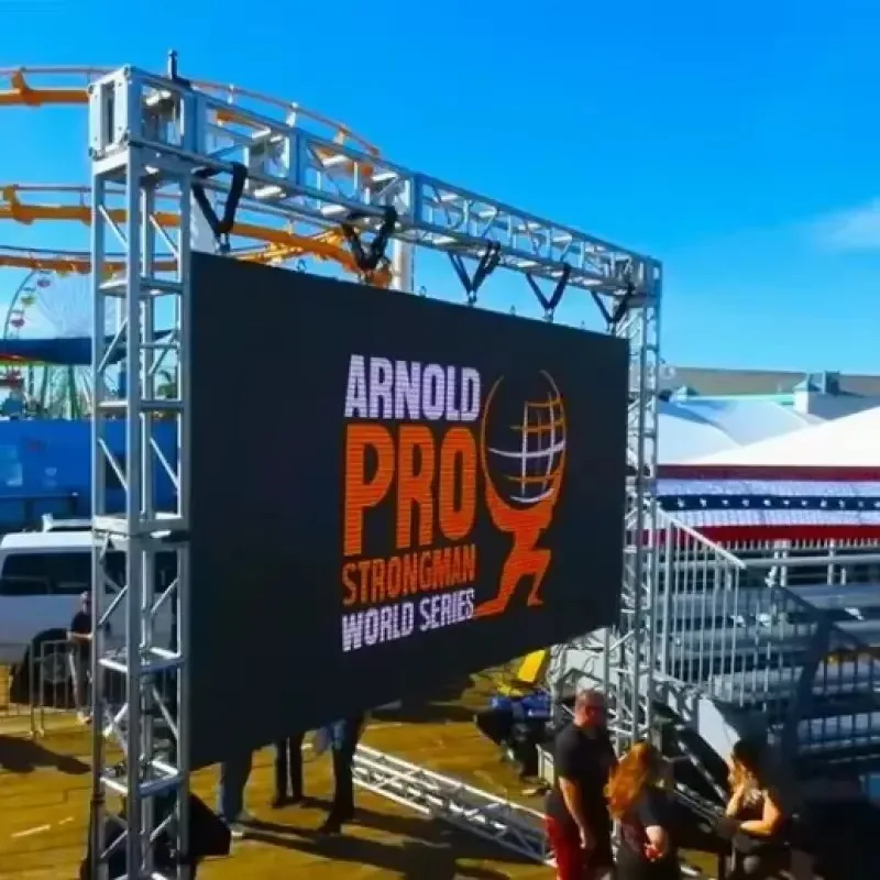 High Resolution Rental LED Video Wall Full Color Stage Performance Advertising Display Screen
