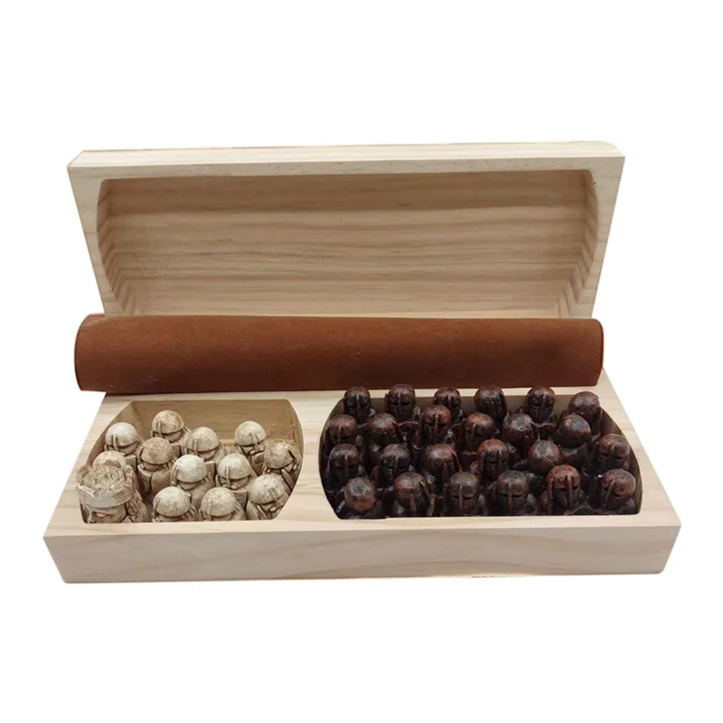 AS96-Set di scacchi da viaggio di lusso: scacchiera e pezzi in resina, gioco di strategia portatile, ideale per i viaggi.