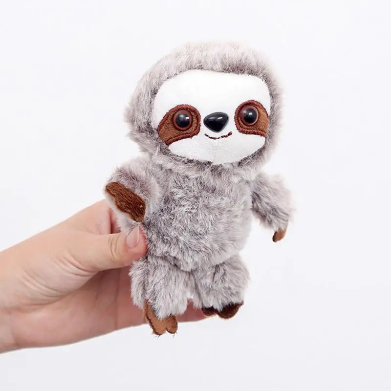 Stuffed Sloth Keyring Cute Bag Charm Backpack Accessory Soft And Comfortable Key Pendant For Family Friends Children Birthday