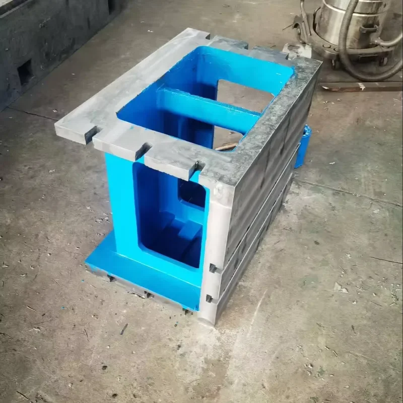 High Precision HT200-300 T-Groove V-Block Cast Iron Square Box Measuring & Gauging Tool