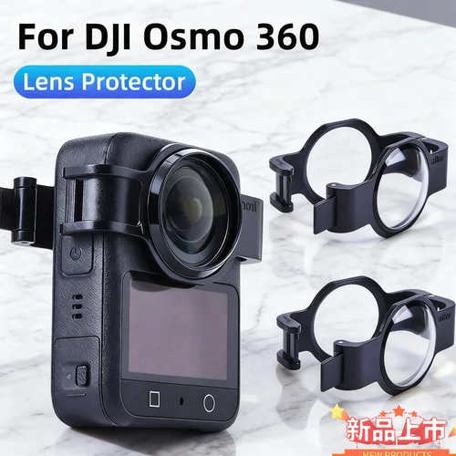 Para DJI OSMO360 espejo de protección de lente plástico/vidrio antiarañazos espejo de protección de cámara de vidrio óptico