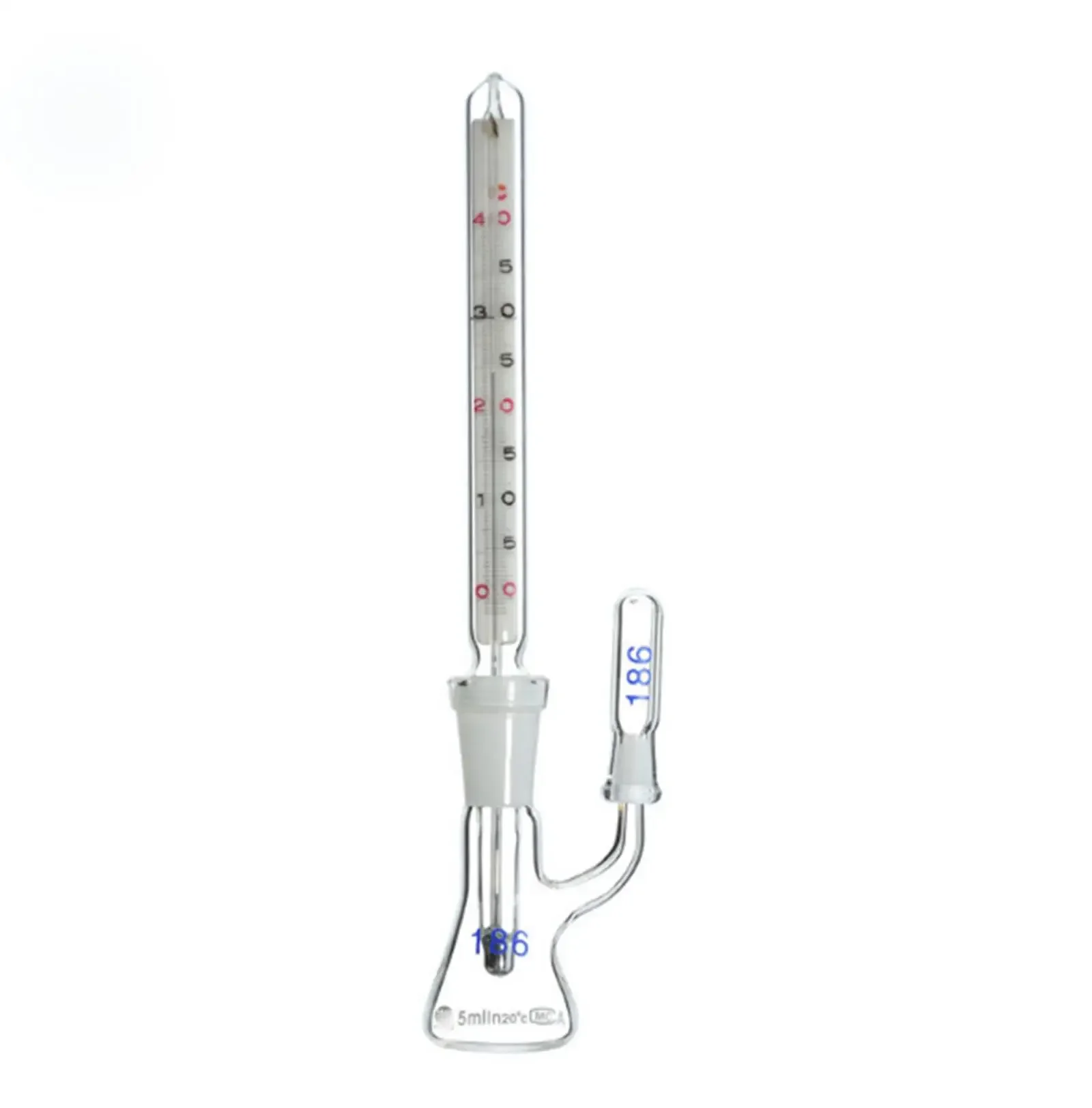 5ml/10ml/25ml/50ml/100ml Thermometer Pycnometer Glass Specific Gravity Bottle Class A Science Labware Medical