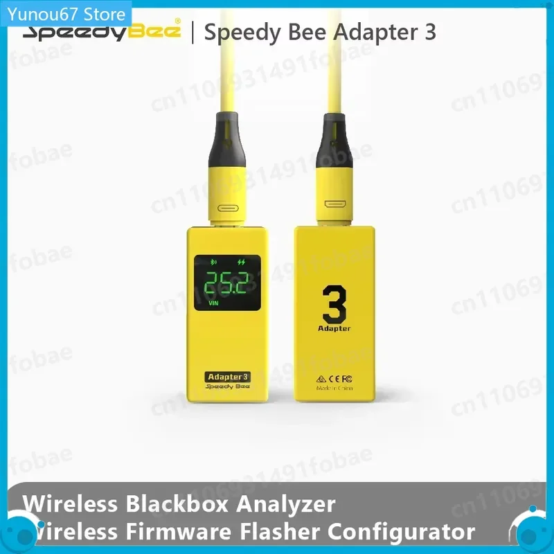 For SpeedyBee Adapter 3 RunCam WiFi Bluetooth Wireless Blackbox Analyzer Firmware Flasher Configurator Voltage Checker