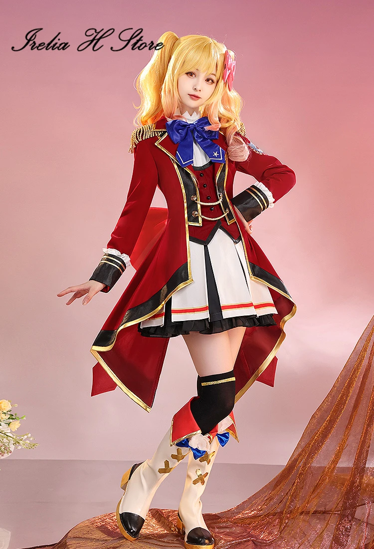 Irelia H Anime Aikatsu！Cosplay Nijino Yume Cosplay Costume Nijino Yume S4 School Uniform Dress Halloween Costume Female