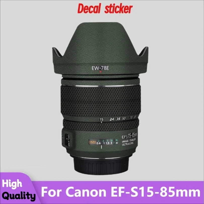 

Для Canon EF-S15-85 мм наклейка на корпус объектива защитная наклейка на кожу виниловая пленка защитное покрытие от царапин