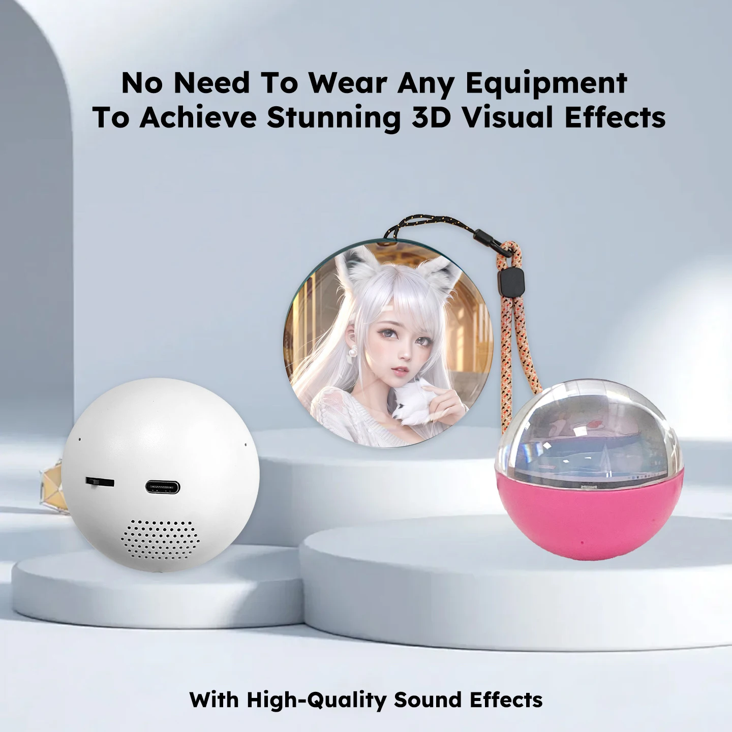 매직 3D 크리스탈 볼 전자 DIY 비디오 사진 공 시 - Diy Electronics Videos 리뷰 및 가격