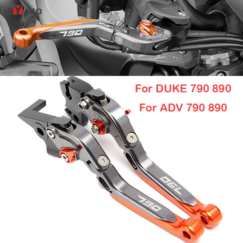 

For KTM Duke 790 890 Adventure duke790 duke890 790duke 890Duke Motorcycle Accessories Foldable Adjustable Brake Clutch Levers