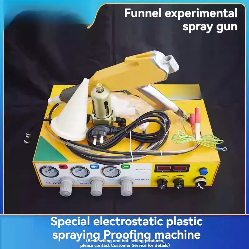 Spuitapparatuur Draagbare poederverf Poedercoating Digitale elektrostatische coatingmachine Experimentele spuitmachine
