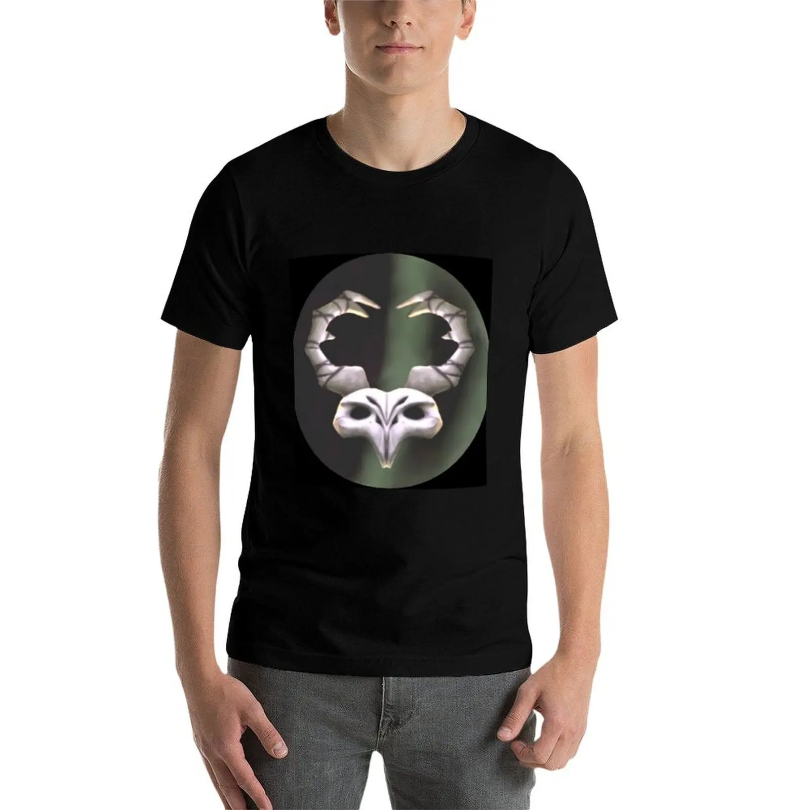 حكايات أركاديا - معالجات: سكرايل من الرياح الشمالية - تي شيرت جمجمة رجالي جرافيك تي شيرت تي شيرت رجل عادي تي شيرت